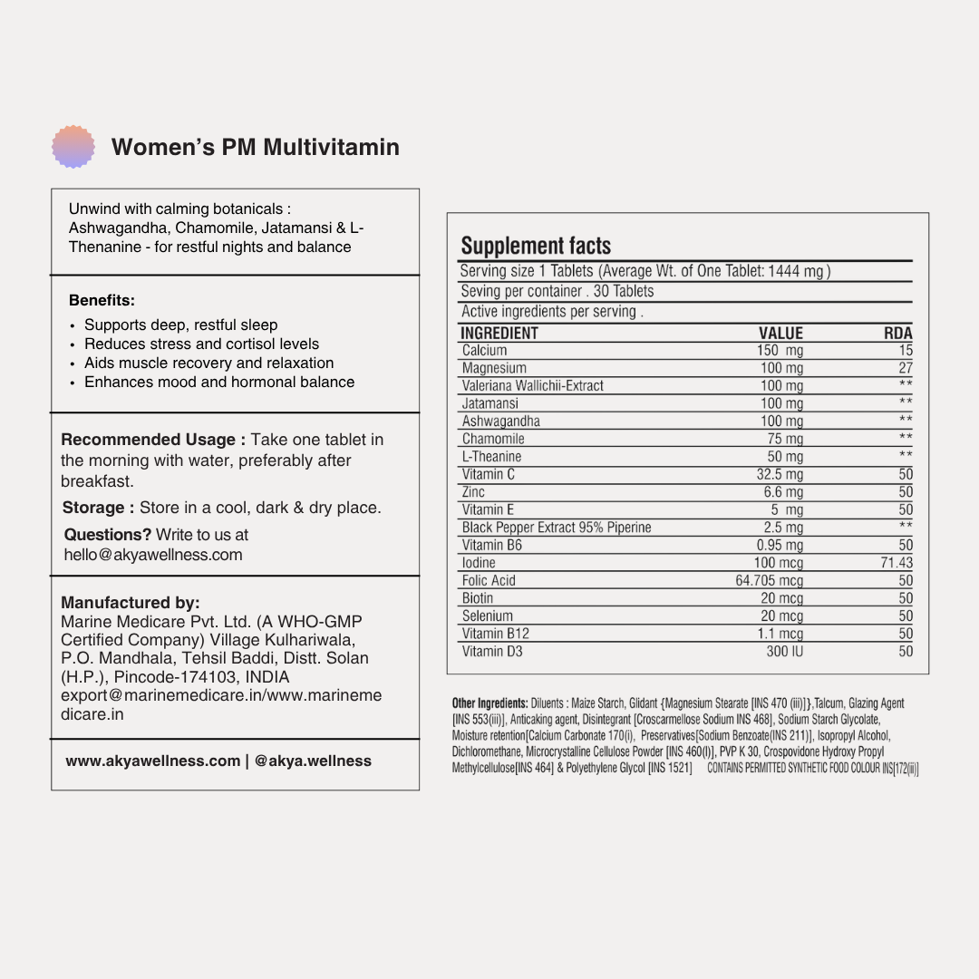 Women's Daily Multivitamin | AM&PM Formula