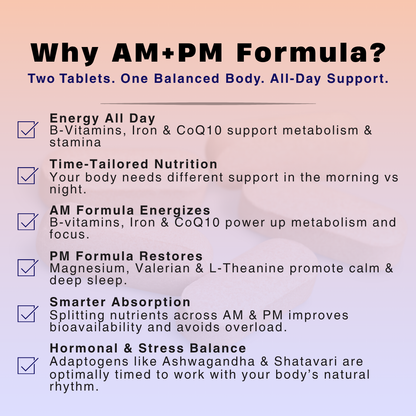 Women's Daily Multivitamin | AM&PM Formula