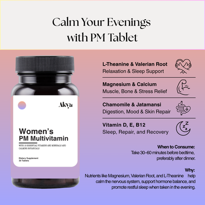 Women's Daily Multivitamin | AM-PM Formula